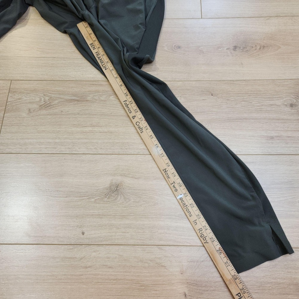 Athleta Brooklyn Ankle Pants Womens 2 Green Elastic Waist Pockets Stretch - Picture 8 of 10